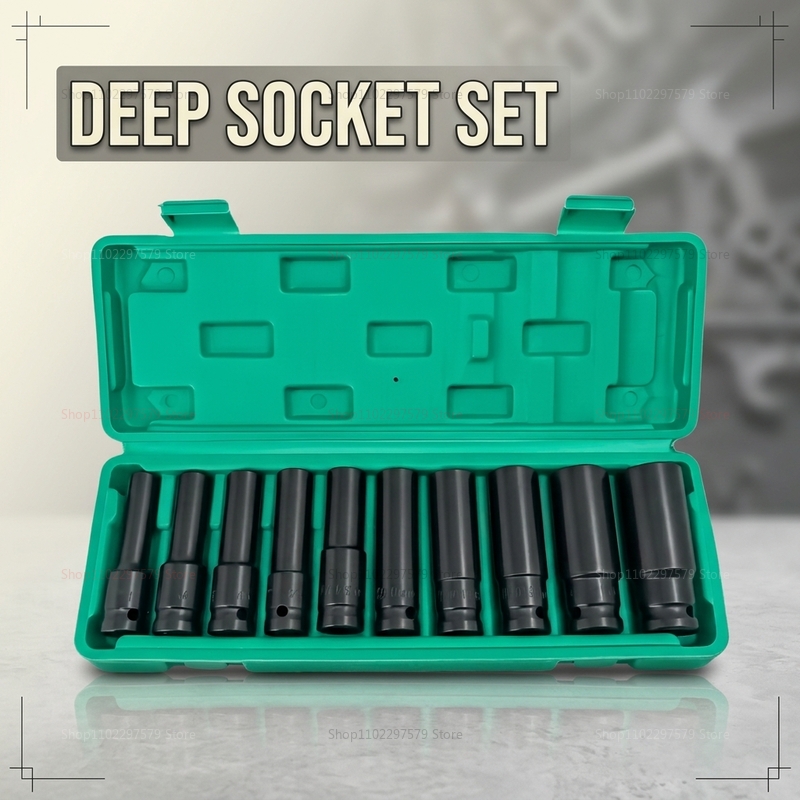 10개 세트 소켓 렌치, 8-24mm, 조절 가능, 공 - Hand Tools In Workshop 리뷰 및 가격